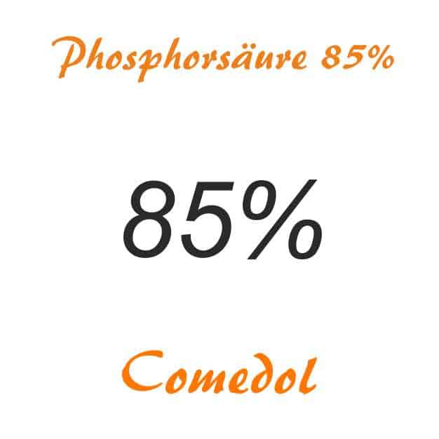Phosphorsäure 85% H3P04 Kalklöser Rostumwandler Urinsteinlöser Rostlöser 